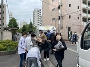 写真：資源回収活動