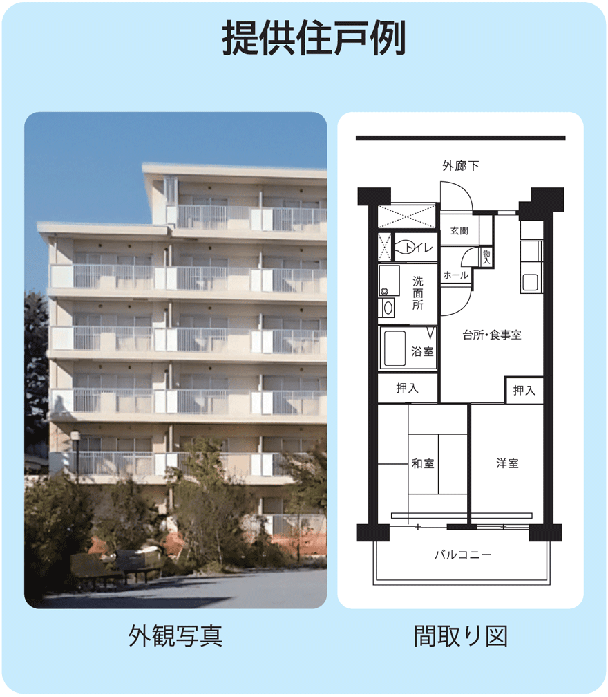 都営住宅（提供住戸例）