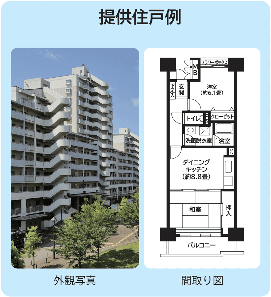 公社住宅（提供住戸例）